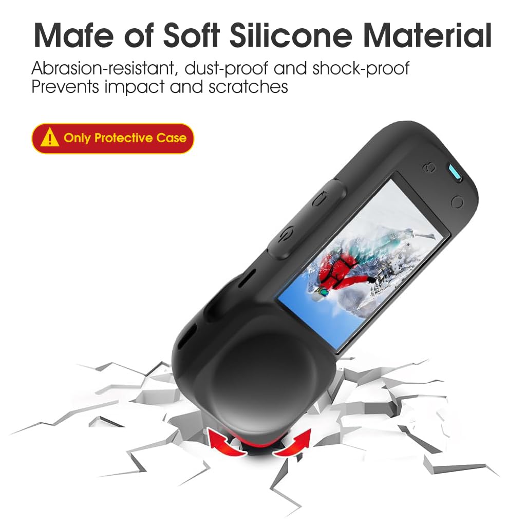ZORBES 2 Pieces Silicone Protective Case for Insta360 X4, Camera Lens Protective Cover, Dust-Proof Anti-Scratch Silicone Lens Case, Soft Lens Guard Accessories Protection Frame Lens Guard for Camera ZORBES 2 Pieces Silicone Protective Case for Insta360 X4, Camera Lens Protective Cover, Dust-Proof Anti-Scratch Silicone Lens Case, Soft Lens Guard Accessories Protection Frame Lens Guard for Camera
